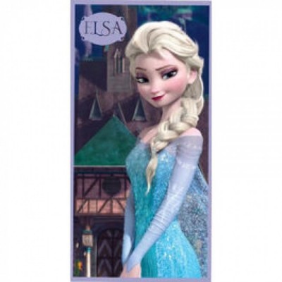 Toalha praia Frozen Queen Elsa