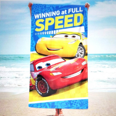 Toalha Praia Microfibra Cars 3