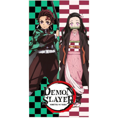 Toalha Praia Microfibra Demon Slayer Kimetsu no Yaiba