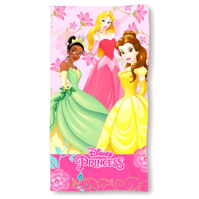 Toalha Praia Microfibra Disney Princesas