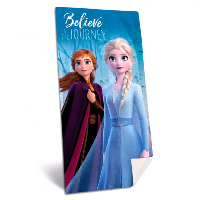 Toalha Praia Microfibra Frozen 2 Believe in the Journey