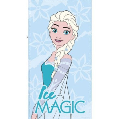 Toalha Praia Microfibra Frozen Disney Ice Magic