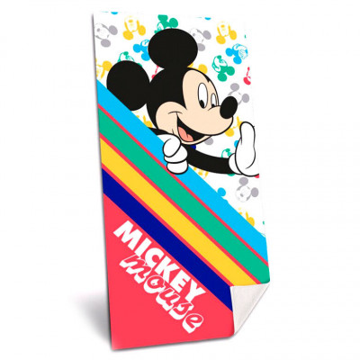 Toalha Praia Microfibra Mickey Colors