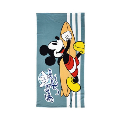 Toalha Praia Microfibra Mickey Prancha