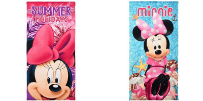 Toalha Praia Microfibra Minnie Summer Sortida