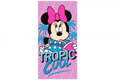 Toalha Praia Microfibra Minnie Tropic Cool