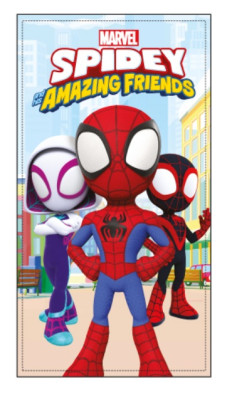 Toalha Praia Microfibra Spidey and his Amazing Friends