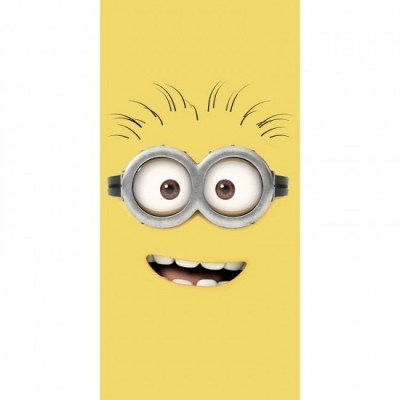 Toalha praia Minions Amarela