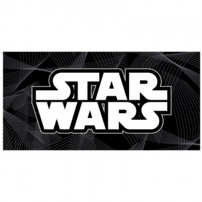 Toalha Praia Star Wars Preta
