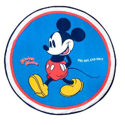 Toalha Redonda Mickey Microfibra