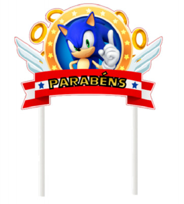 Topper Bolo Sonic