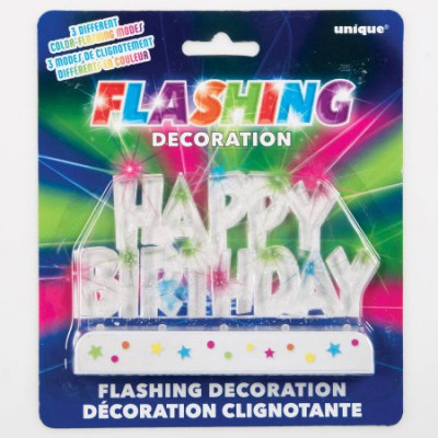 Topper Fluorescente para bolo Aniversário
