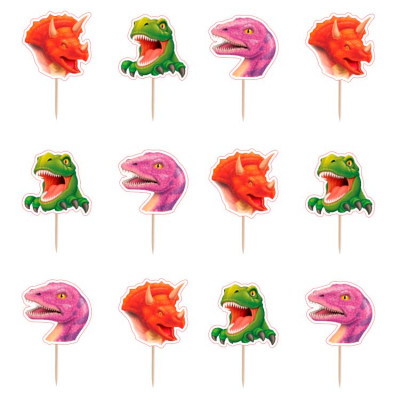 Toppers Cupcakes Dino Blast 12 und