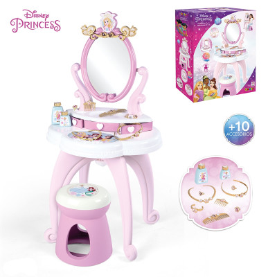 Toucador 2 em 1 com Acessórios Princesas Disney Premium