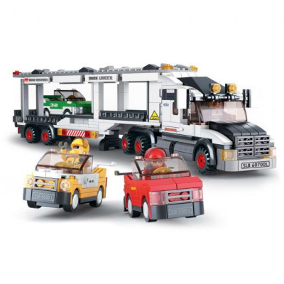 Town City Camião Transporte Automóvel Sluban 638 pcs