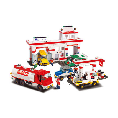 Town Garagem Automóvel 727 pcs Sluban