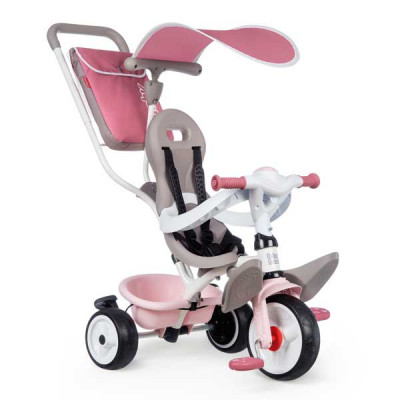 Triciclo 3 em 1 Smoby Baby Balade Rosa