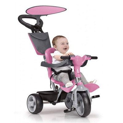 Triciclo Baby Plus Music Rosa Feber