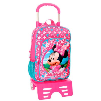 Trolley Minnie escolar 38cm Disney - Pink