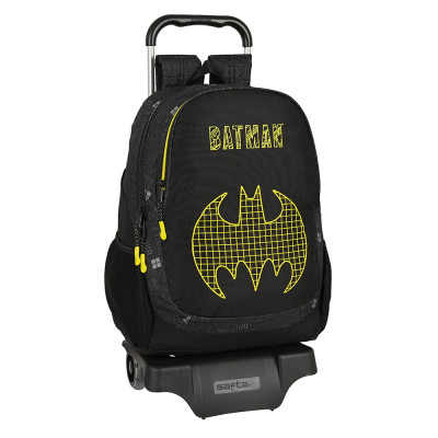 Trolley Mochila Escolar 44cm Batman Comix