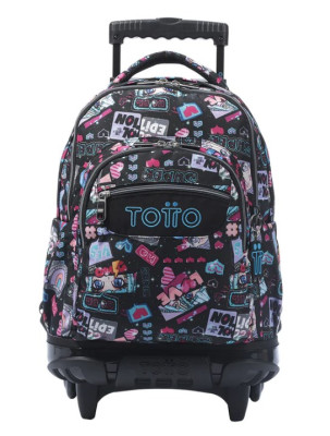 Trolley Mochila Escolar 45cm Totto Girl Power