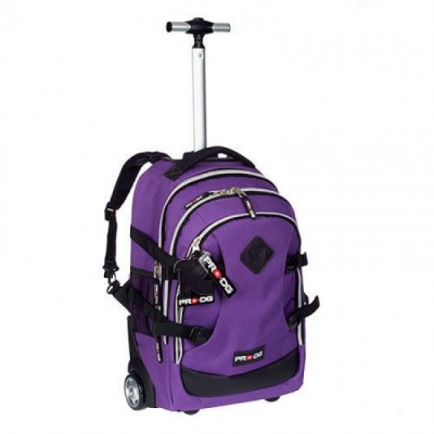 Trolley mochila escolar 48cm Pro DG - Lilás