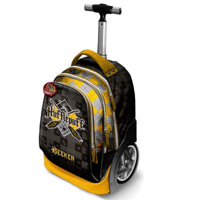 Trolley mochila escolar 50cm Harry Potter Quidditch Hufflepuff