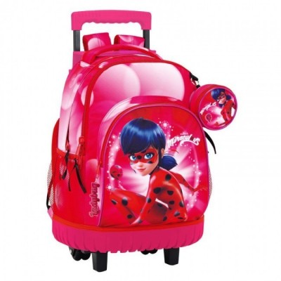Trolley Mochila escolar compact Ladybug - Be Miraculous
