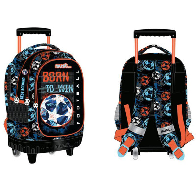 Trolley Mochila Escolar Compacto 45cm Must Football