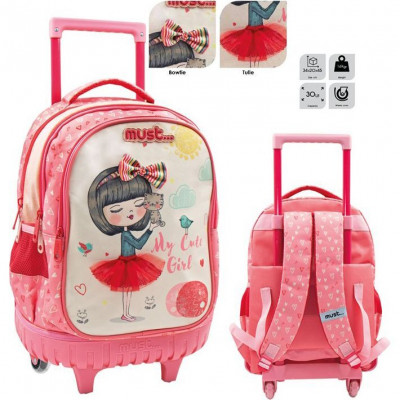 Trolley Mochila Escolar Compacto 45cm Must My Cute Girl