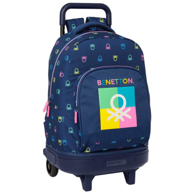 Trolley Mochila Escolar Compacto Ext 45cm Benetton Cool