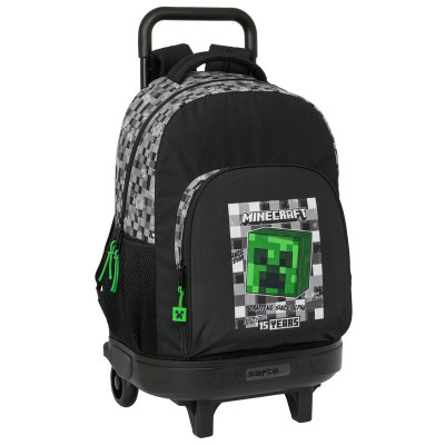 Trolley Mochila Escolar Compacto Ext 45cm Minecraft