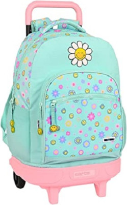 Trolley Mochila Escolar Compacto Ext 45cm Smiley World Summer Fun