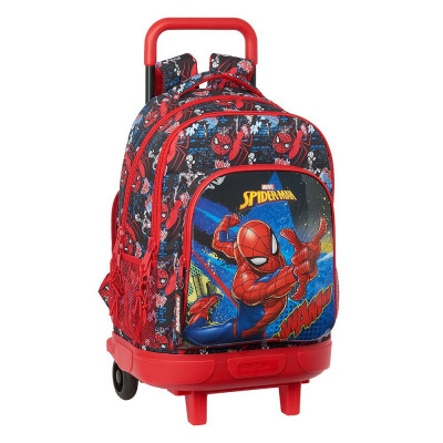 Trolley Mochila Escolar Compacto Ext 45cm Spiderman Go Hero
