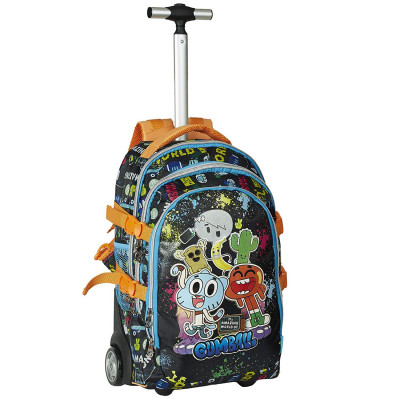Trolley Mochila Escolar Gumball Splash 47cm