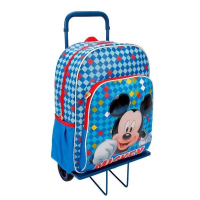 Trolley Mochila escolar Mickey Color Diamond 41cm