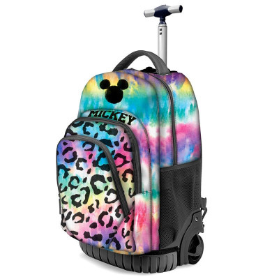 Trolley Mochila Escolar Mickey Tie Dye 47cm