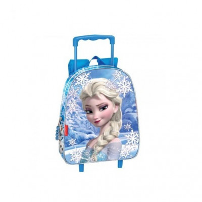 Trolley Mochila Pré Escolar 30cm Frozen Elsa
