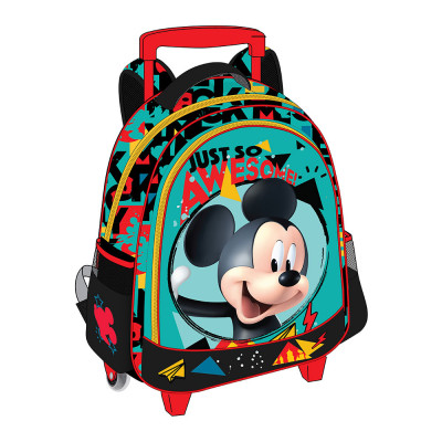 Trolley mochila pré escolar 31cm Mickey - Just So Awesome