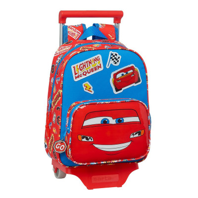 Trolley Mochila Pré Escolar 33cm Cars McQueen