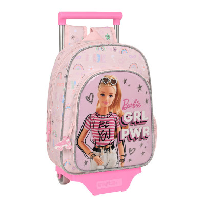 Trolley Mochila Pré Escolar 34cm Barbie Sweet