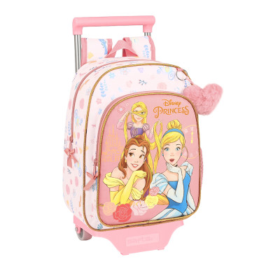 Trolley Mochila Pré Escolar 34cm Princesas Dream It