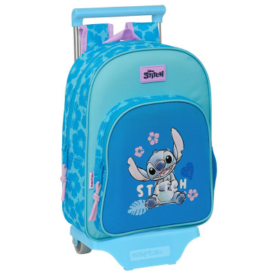 Trolley Mochila Pré Escolar 34cm Stitch Hawaii