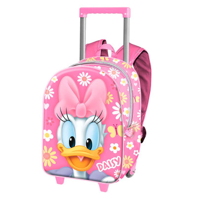 Trolley Mochila Pré Escolar 3D Margarida Daisy Happy 34cm