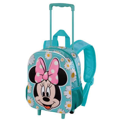 Trolley Mochila Pré Escolar 3D Minnie Spring 34cm