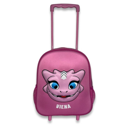 Trolley Mochila Pré Escolar 3D Porto Viena 31cm