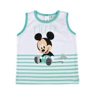 Tshirt manga curta bebé Mickey