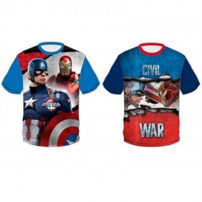 Tshirt Marvel Capitão América Civil War sortida