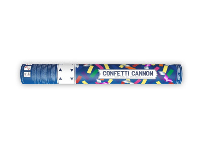 Tubo Lança Confettis Cores Metalizadas 40 cm