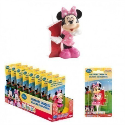 Vela aniversario Minnie 3D N1